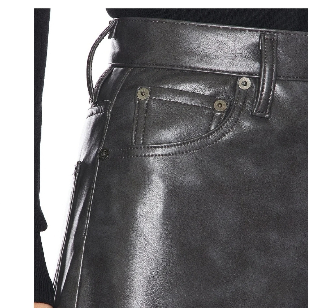 AGOLDE NOLAN PANTS IN SMOKE COLOR NWT WIDE LEG SIZE 24 RETAIL $328 - Picture 6 of 15